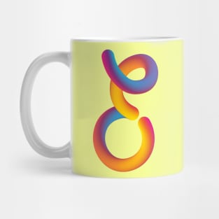 Curly E Mug